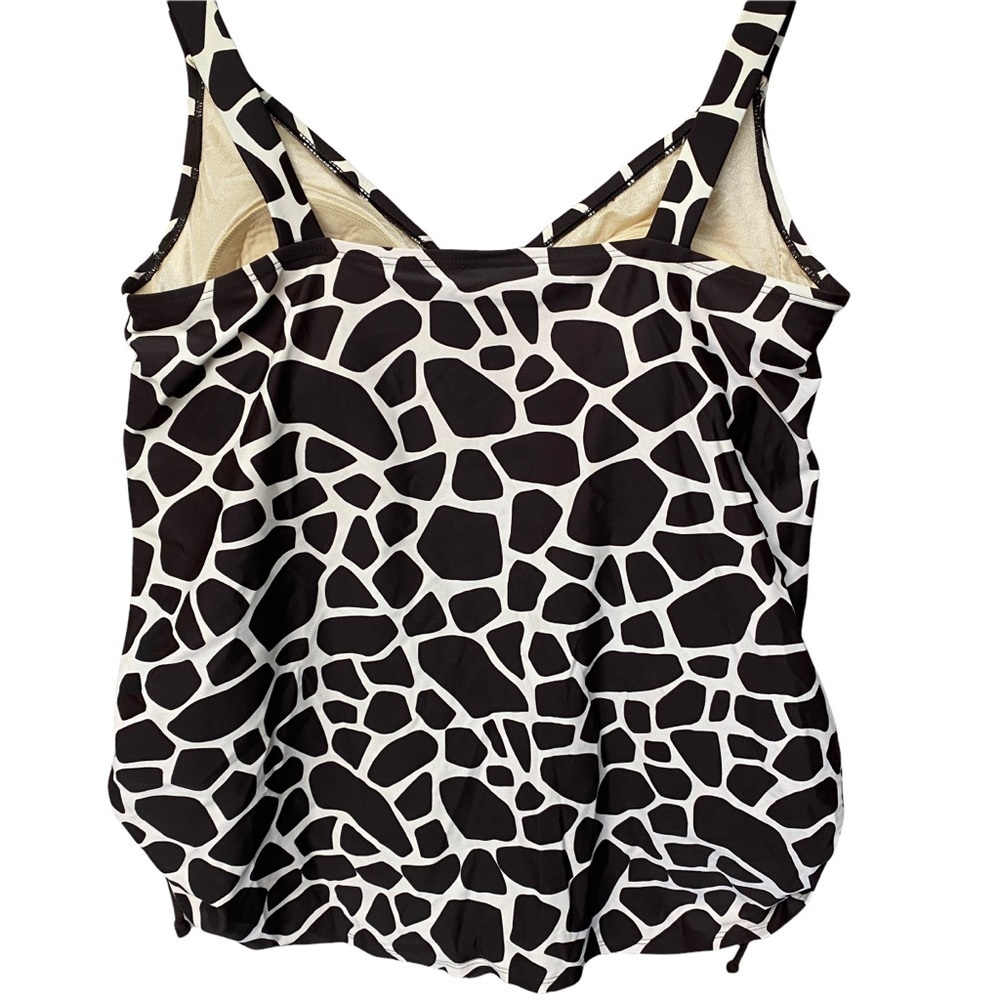 ⚡️ LAST CHANCE MARKDOWN !⭐️✨MERONA Swim top Plus Size 22W Brown - Picture 3 of 9